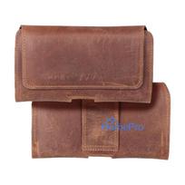 Horizontal Leather Belt Phone Pouch for iPhone 12 Mini / 13 Mini, Samsung Galaxy A40 / S8, Xiaomi 12 / Redmi 5A, Royal C