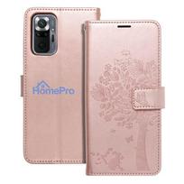 Flip case for Xiaomi Redmi NOTE 10 PRO Mezzo Book tree rose gold