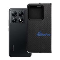 Flip case for Xiaomi 14T PRO Luna Book Carbon black