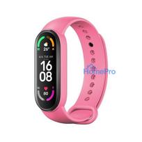 Silicone strap for XIAOMI Mi Band 5 / 6 / 7 pink (06)