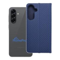 Flip case for Samsung A56 5G Luna Book Carbon blue