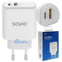 Savio LA-12 mobile device charger Universal White AC Fast charging Indoor