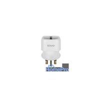 Power adapter SAVIO Travel adapter EU socket - UK plug