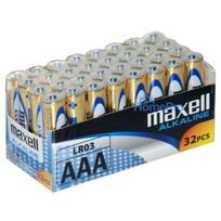 MAXELL ALKALINE LR03 AAA alkaline battery FOIL carton 32 pieces (8 packs of 4 each)