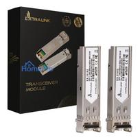 Extralink SFP 1.25G Modul 2-Pack, 1,25Gbps, LC / UPC, 850nm, 550m, Multimodus, DOM