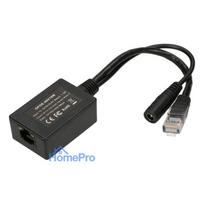 PoE Inverter 1 Port, Eingabe 1x 1000Mb / s RJ45 / Jack 10-30V, Ausgang 48V