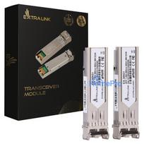 Extralink SFP 1.25G 2-pack, SFP module, 1.25Gbps, LC / UPC, 850nm, 550m, multi mode, DOM, Dedicated to HP / Aruba