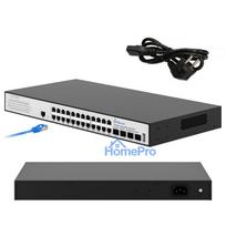 Extralink Hypnos Switch, 24x RJ45 1000Mb / s, 4x SFP+, L3, managed