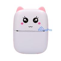 Mini Thermal Printer Extralink EPP-001 Pink, Bluetooth, USB-C, 1200 mAh, 210 dpi