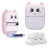 EPP-001 Pink Thermal Printer + 5 Rolls Regular Thermal Paper Extralink Set