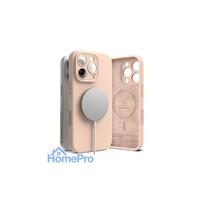 Ringke iPhone 16 Pro Max Case Silicone Magnetic Pink Sand