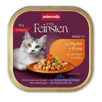 ANIMONDA Vom Feinsten Adult in Sauce Chicken and turkey - wet cat food - 85g
