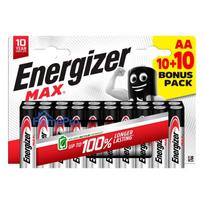 Baterijos - Energizer LR6 Max Šarminės AA, 20 vnt.