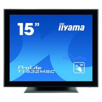 38,0cm / 15" (1024x768) iiyama ProLite T1532MSC-B5AG 4:3 TN 8ms HDMI DisplayPort VGA VESA Speaker Touch Black