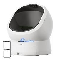 Pet Products - Petlibro Luma Automatic Self-Cleaning Litter Box with 1080p HD Camera and AI Tracking - White