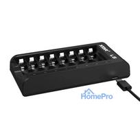 Charger - Smart AA / AAA 8 Slots NiMH / Li-Ion USB-C