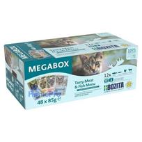BOZITA chunks in sauce Mega Box - wet cat food - 48x85g