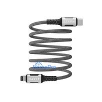 Cable - Havit CB6298 Magnetic USB Type C to Lightning 1m 4mm Black
