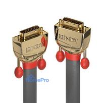 Video Cable - LINDY Gold LIne DVI-D SLD Dual Link Cable, M / M, 2560x1600, 60Hz, 15 m, Grey