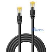 Network Cable - LINDY RJ45 S / FTP LSZH Network Cable, Cat.6A Connector, Cat.7 Raw, 1 m, Black