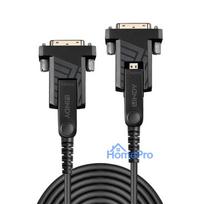 HDMI Cable - LINDY Fiber Optic Hybrid Micro-HDMI 4K60 Cable, 18Gbps, Rugged Micro-HDMI, HDMI, DVI, 70m, Black