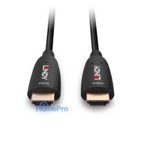 HDMI Cable - LINDY Fiber Optic Hybrid HDMI Cable, 8K60, 48Gbps, 40 m, Black