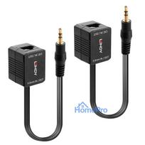 Audio Extension - LINDY Cat.6 3.5mm Stereo Audio Extension, 500 m, Black