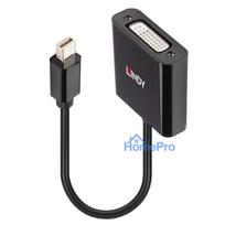 Adapter - LINDY Mini DisplayPort to DVI Active Adapter, 1920x1200@60Hz, 160mm, Black