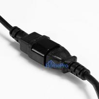 Power Extension Cord - LINDY C14 to C13 Power Extension Cord, 1 m, Black
