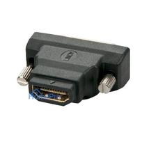 Adapter - LINDY HDMI F/M to DVI-D M Adapter, 1920x1200, Gold Contacts, Black