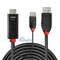 Adapter - LINDY HDMI to DisplayPort Adapter Cable, 4K60Hz, 3 m, Black