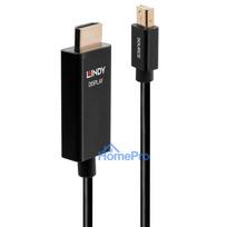 Adapter - LINDY Mini DisplayPort to HDMI Cable, 4096x2160@60Hz, 1 m, Black