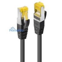 Network Cable - LINDY RJ-45 S / FTP LSZH Network Cable, Cat.6A Connector, Cat.7 Raw, 2 m, Black, 10 pcs.