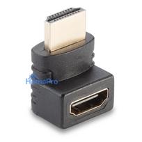 Adapter - LINDY HDMI F / M Adapter, 90° Right Angle, 4K, 60Hz, 18Gb / s, Black
