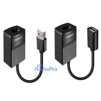 USB Extension Cable - LINDY USB 1.1 Cat.6 Extension Cable, 12Mbps, 60 m