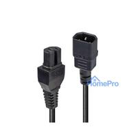 Power Cord - LINDY C14 to C15 Hot Condition Power Cable, 250V, 3 m, Black
