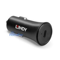 Car charger - LINDY 27W USB Type C PD car charger 12-24V DC