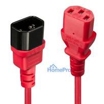 Lindy 2m C14 to C13 Extension Cable 2 m C14 coupler C13 coupler