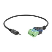 Adapteris - Shelly 5-Pin Maitinimo Šaltinis, Žemė, 3 Konfigūruojami I / O Pinai, 3.3V Logikos Lygis, Juoda