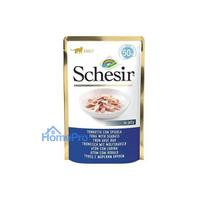 SCHESIR in jelly Tuna with seabass - wet cat food - 50 g