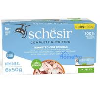 SCHESIR Tuna with sea bass in jelly - wet cat food - 6x50g