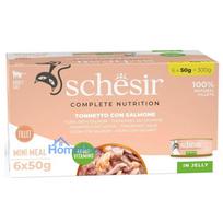 SCHESIR Tuna with salmon in jelly - wet cat food - 6x50g