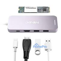 Minix NEO-S2GR USB-C Miniport Adapter with 240Gb Solid State Drive (SSD), HDMI, USB Type-C, 2 x USB3.0