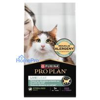 PURINA Pro Plan LiveClear Sterilised Rich in turkey - dry cat food - 1,4kg