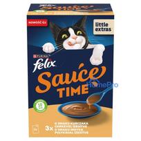 PURINA Felix Sauce Time - wet cat food - 6x40g