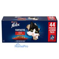 PURINA Felix Fantastic in jelly Box - wet cat food - 44x85g