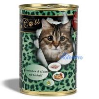 O'CANIS Rabbit and chicken with salmon oil - wet cat food - 400g