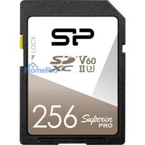 Silicon Power Superior Pro SDXC Card 256GB Class 10 UHS-II / U3 V60 (SP256GBSDXJV6V10)