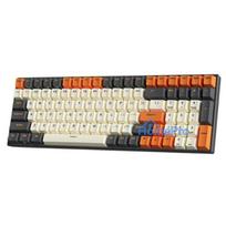 ROYAL KLUDGE RK100 Black-Orange, Red Switch, US