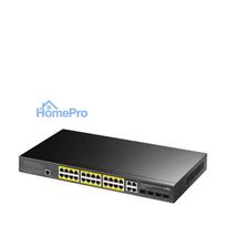 24-port switch CUDY GS2028PS4-400W (Managed, PoE)